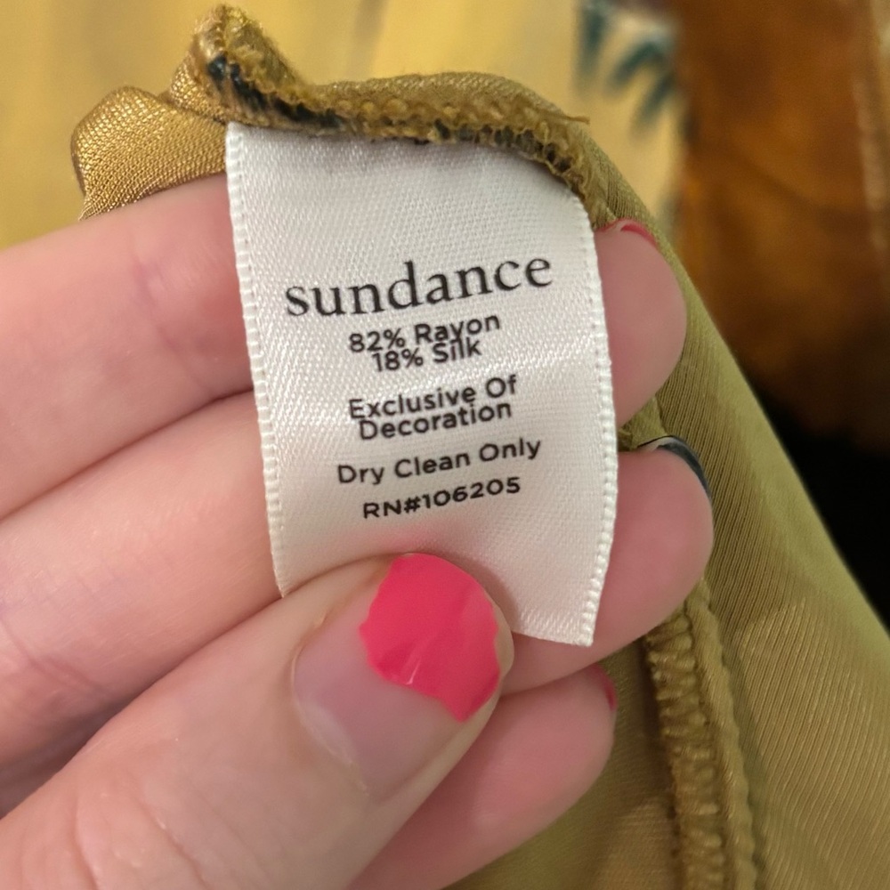 Sundance Velvet Floral Open Kimono in Mustard and Pink - Picture 9 of 9